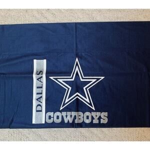 Dallas Cowboys Logo NFL Football Mesh Window Valance 88 x 14 Rod Pocket 3”
